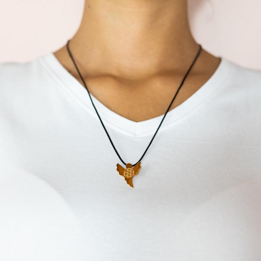 Angelo piccolo con cordino lavorato